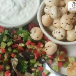 Mix Veg Salad Dahi and Makhana - Weight Loss Diet Meal Option by Dietitian Foram Modi