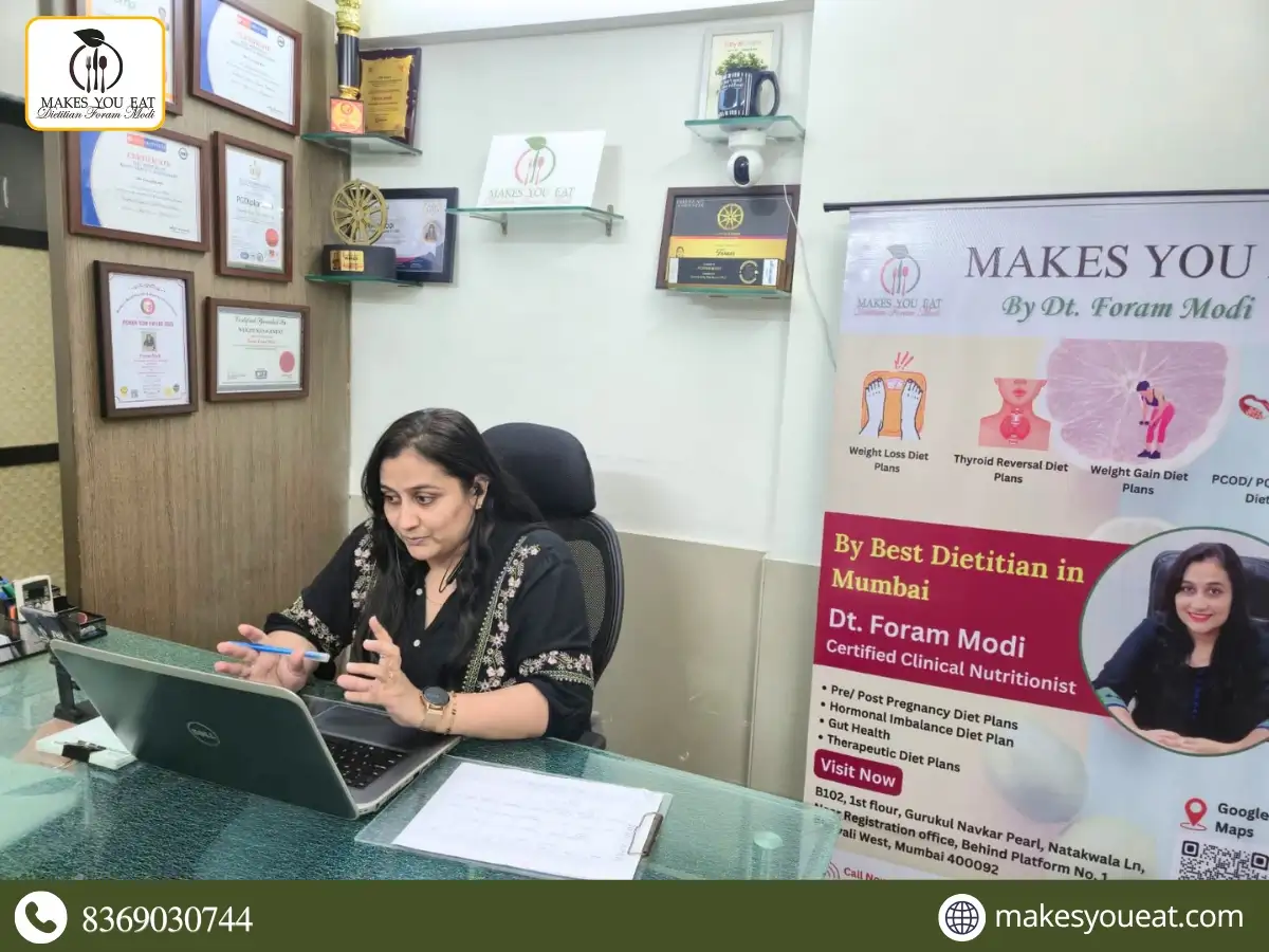 Dt. Foram Modi in Online Consultation Call.