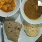 Roti, Sabji meal plate in weight loss diet plan