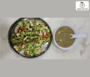 Salad with mix veg soup - Cooked by Ritesh himself during Weight Loss Diet plan