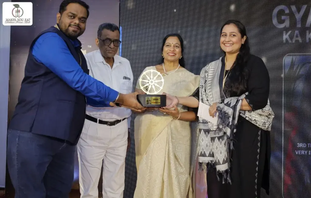 Dietitian Foram Modi with MLA Geeta Jain in Mumbai