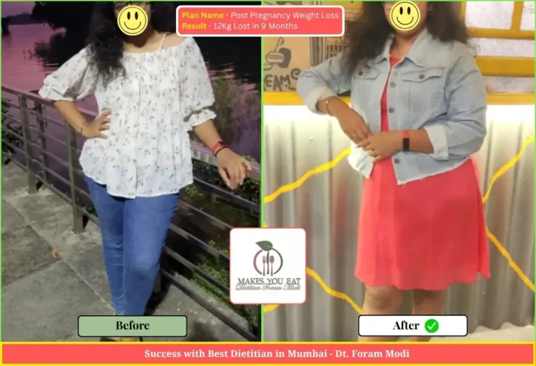 Weight loss diet plan in Mumbai - By Dietician Foram Modi at Makes You Eat