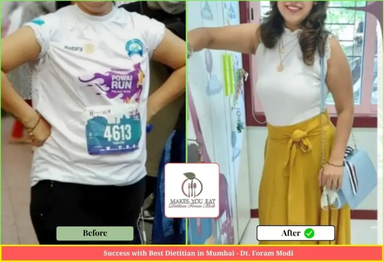 Weight loss diet plan in Mumbai - By Dietician Foram Modi at Makes You Eat