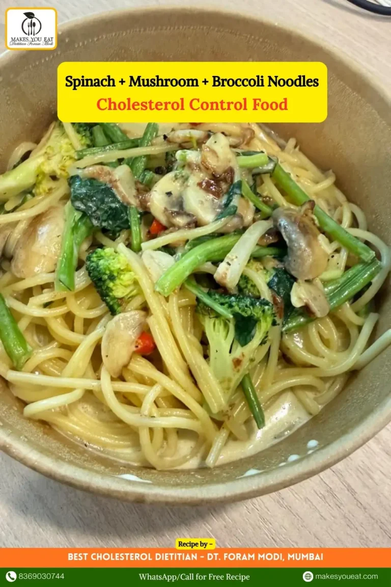 Spinach + Mushroom + Broccoli Noodles