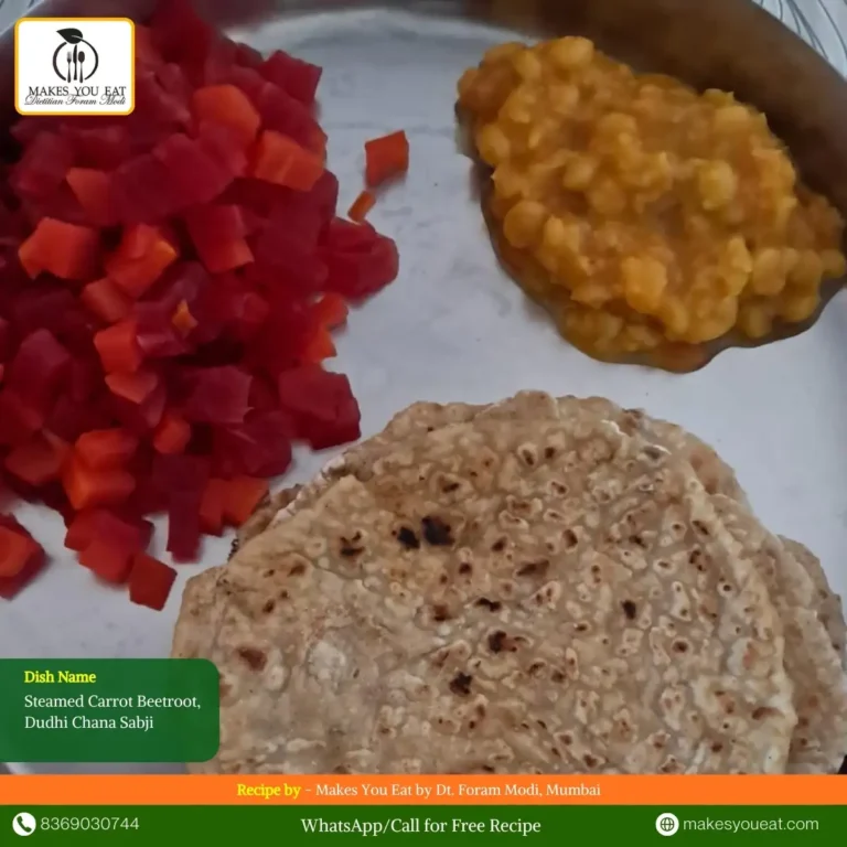 Gut Healing Dish - Steamed Carrot Beetroot, Dudhi Chana Sabji