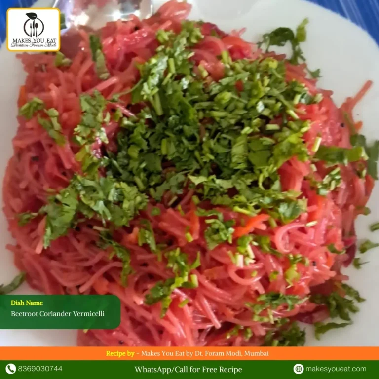 Gut Healthy Meal - Beetroot Coriander Vermicelli