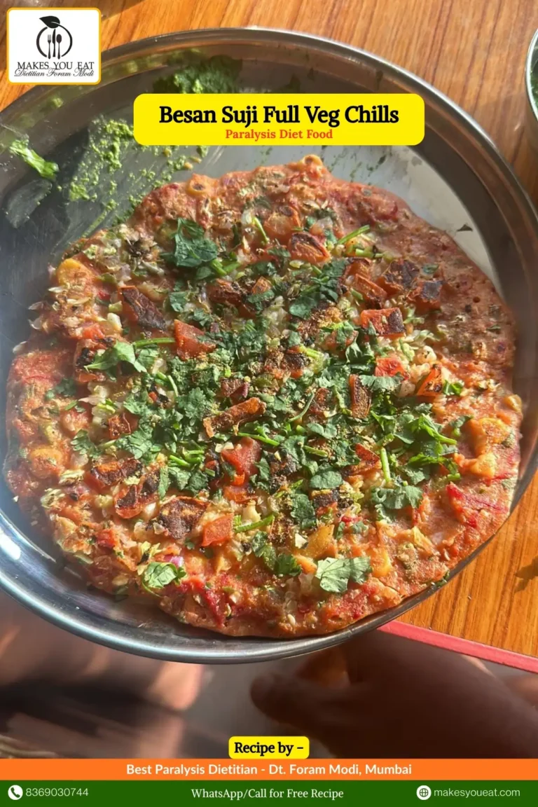 Besan Suji Full Veg Chills - Paralysis Friendly Dish