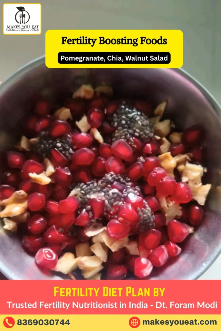 Pomegranate, Chia, Walnut Salad