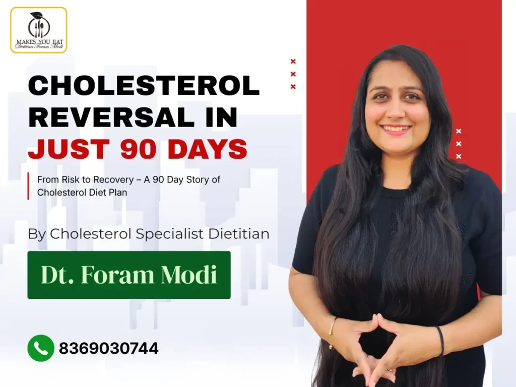 Indian Cholesterol Control Diet Plan by Dt. Foram Modi