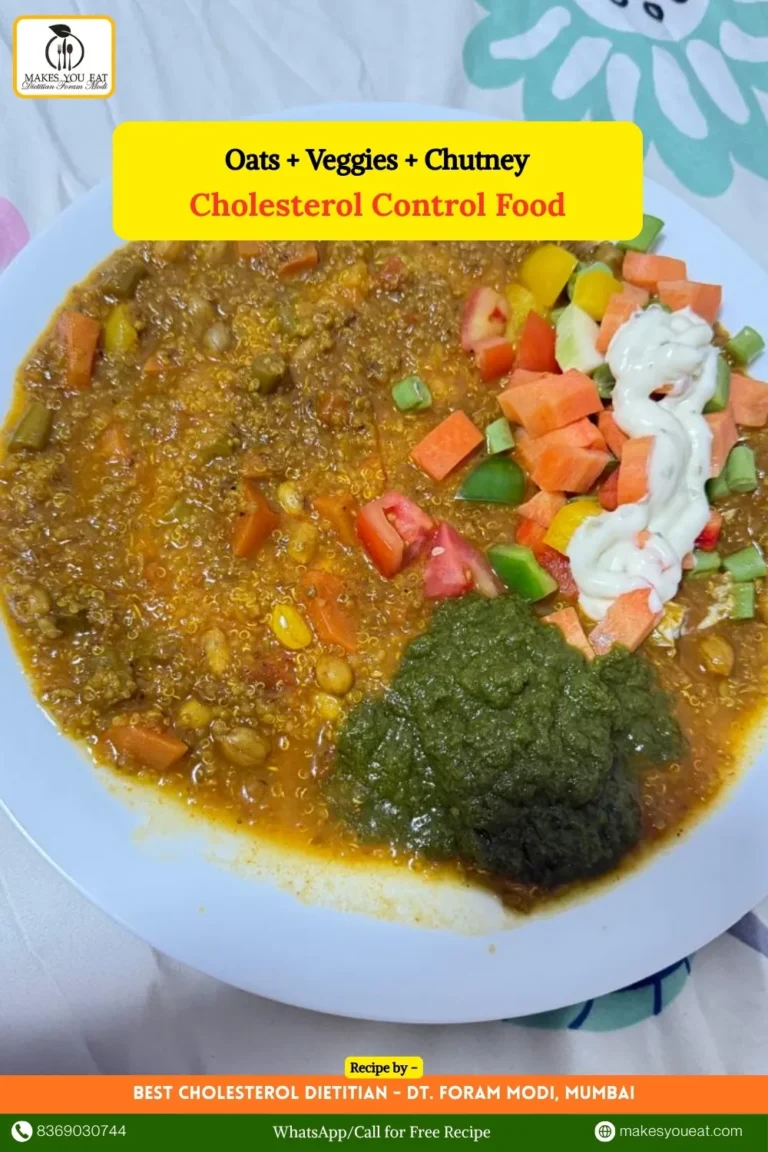 Oats + Veggies + Chutney