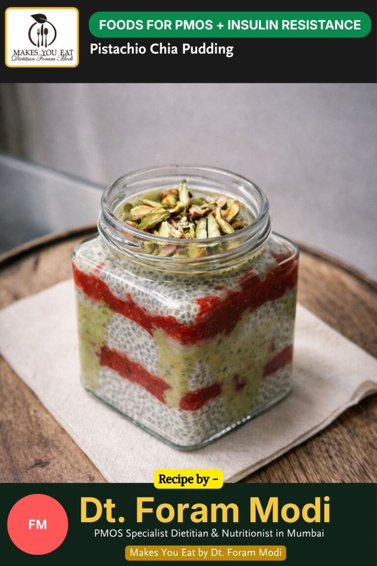 Pistachio Chia Pudding - for PMOS + Insulin resistance