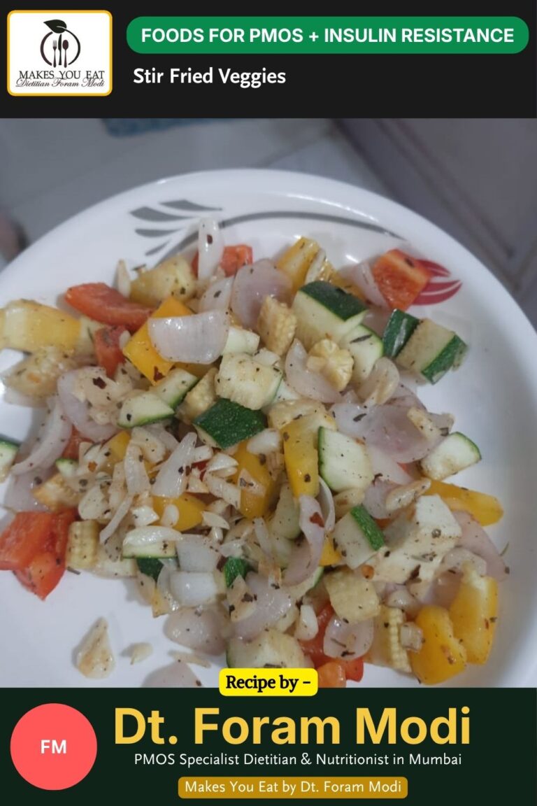 Stir Fried Veggies - for PMOS + Insulin resistance