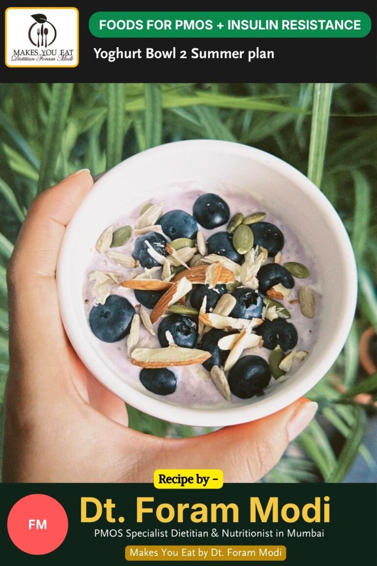 Yoghurt Bowl 2 Summer plan - for PMOS + Insulin resistance