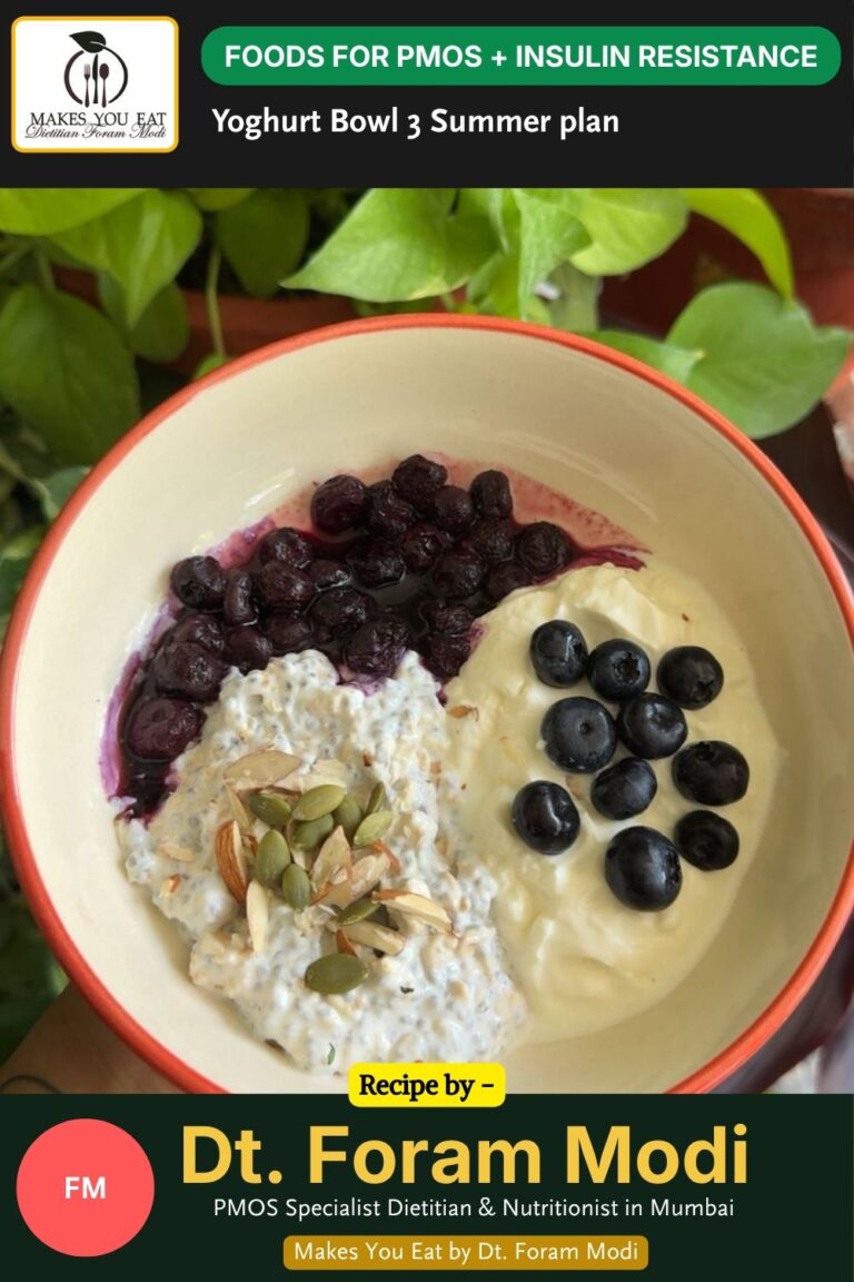 Yoghurt Bowl 3 Summer plan - for PMOS + Insulin resistance