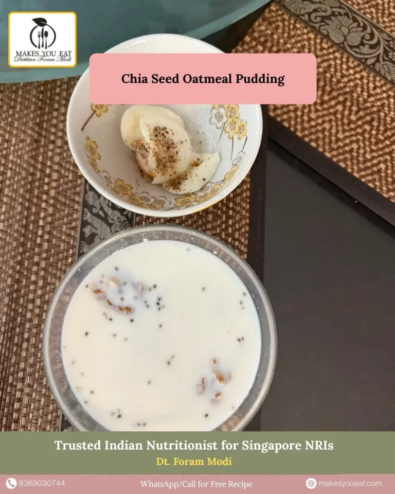Chia Seed Oatmeal Pudding Dish