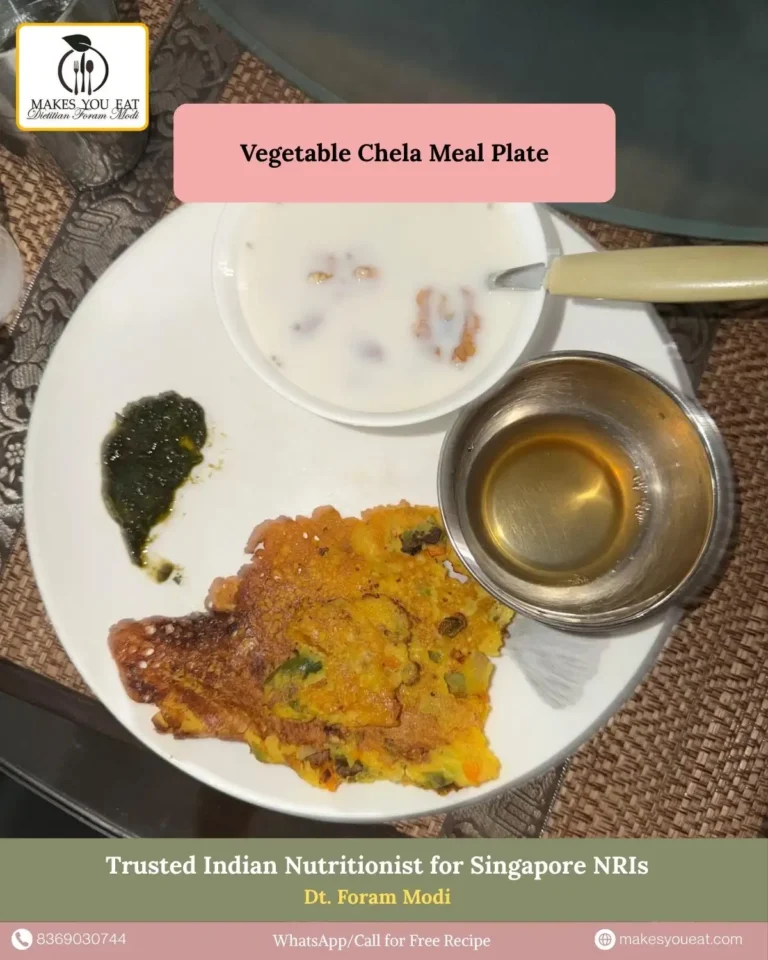 Vegetable Chela Meal Plate Dish