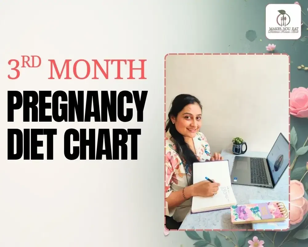 3rd Month Pregnancy Diet Chart Indian PDF - Dietitian Approved