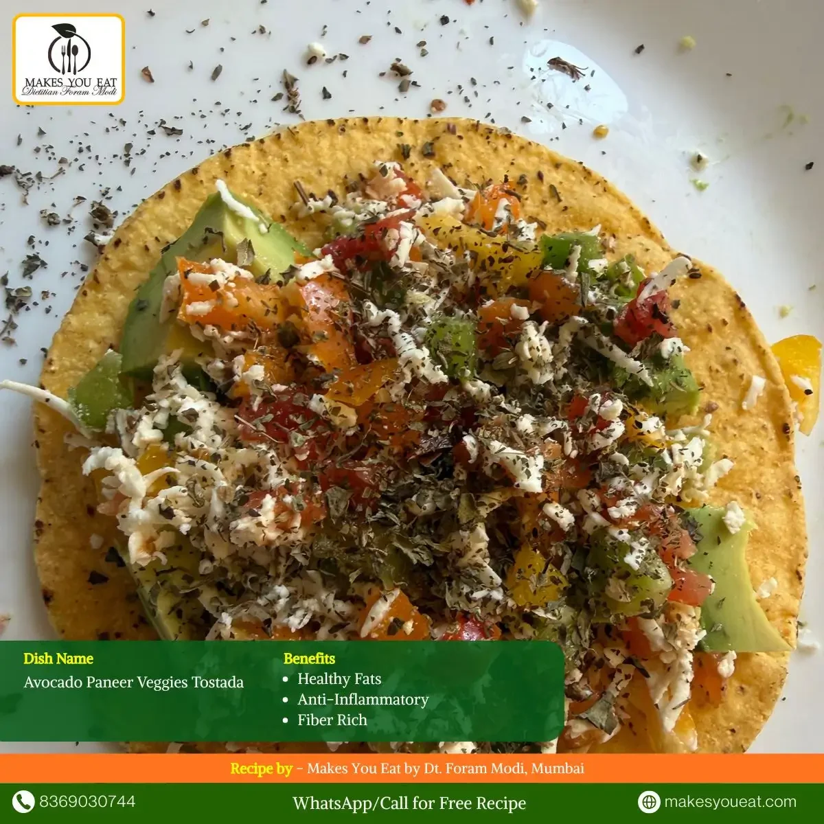 Avocado Paneer Veggies