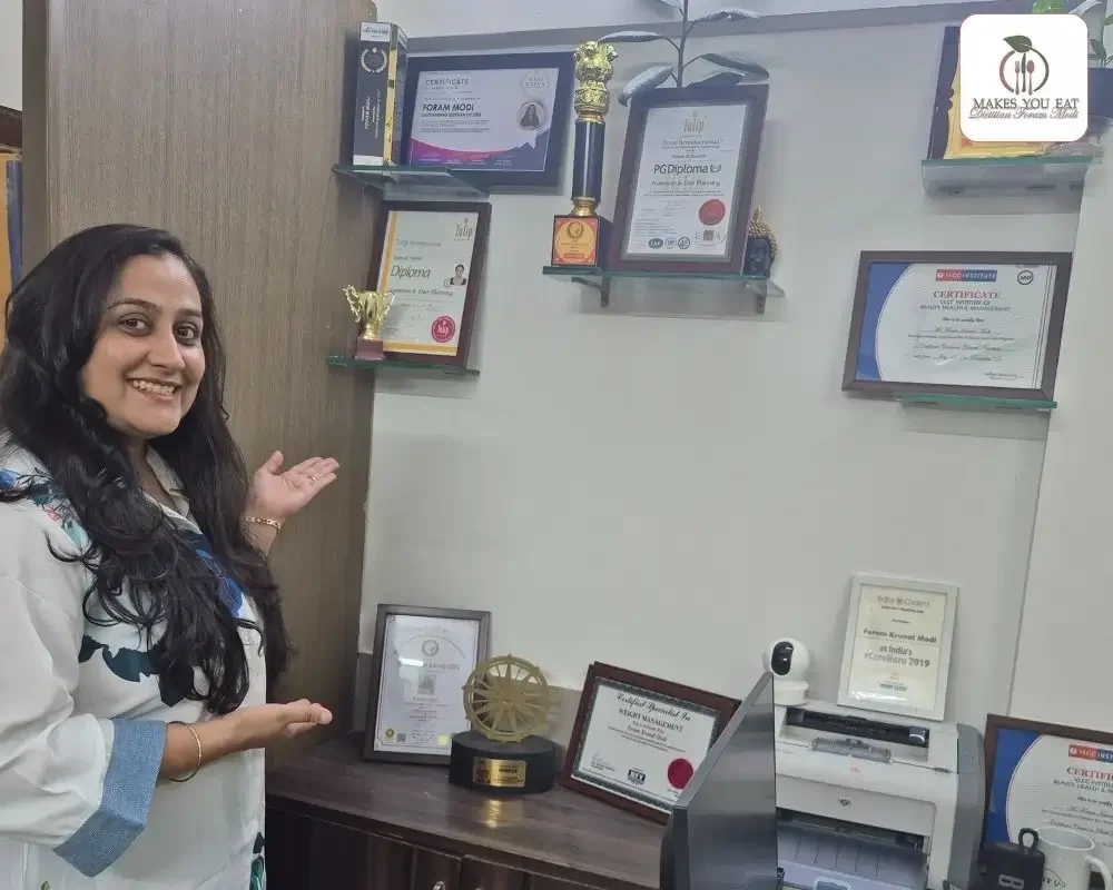 Certified Dietitian and Nutritionist in Mumbai - Dt. Foram Modi