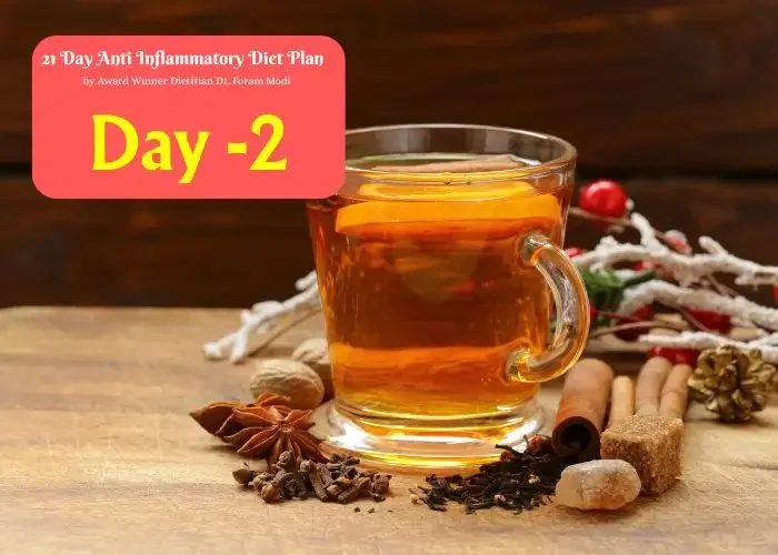 Day 2 of 21 Day Anti Inflammatory Diet Plan in Mumbai by Dt. Foram Modi