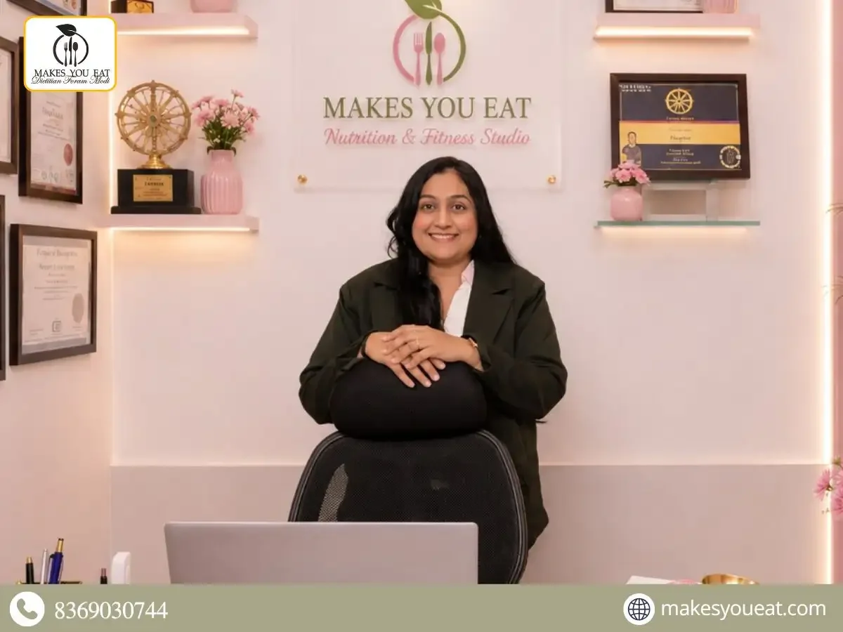 Dt. Foram Modi at her diet clinic in Borivali.