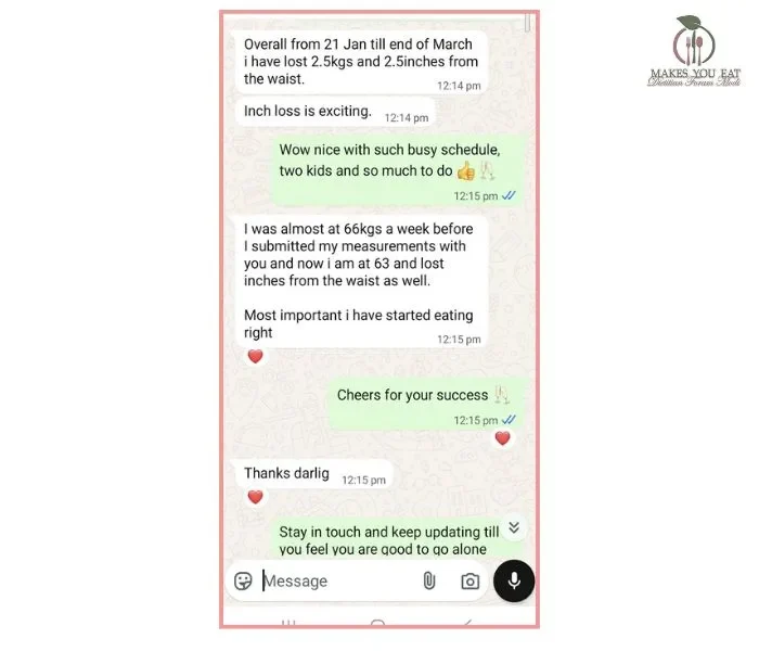 Happy client sharing her weight loss and inch loss results Happy client sharing her weight loss and inch loss results