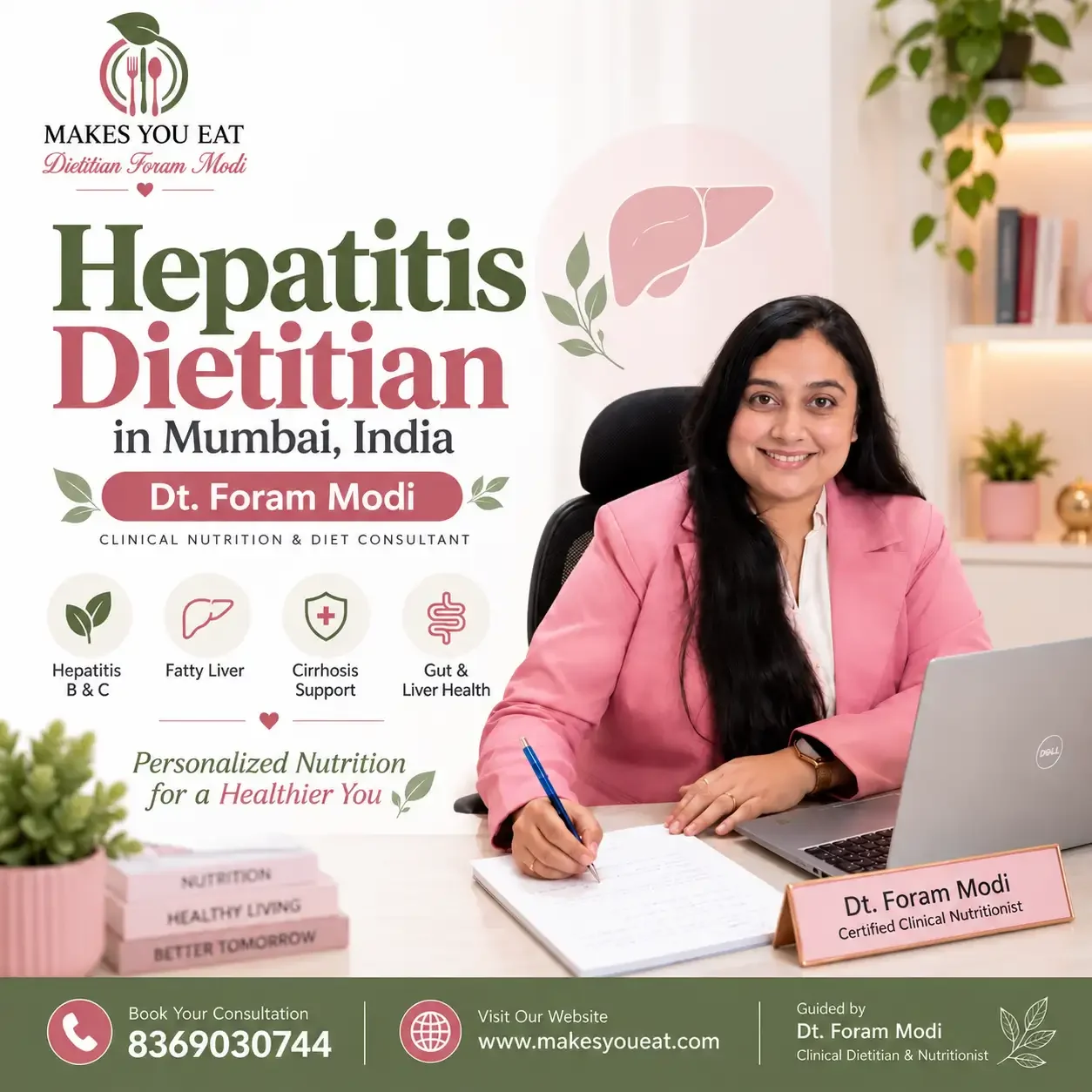 Hepatitis Dietitian in India - Dt. Foram Modi