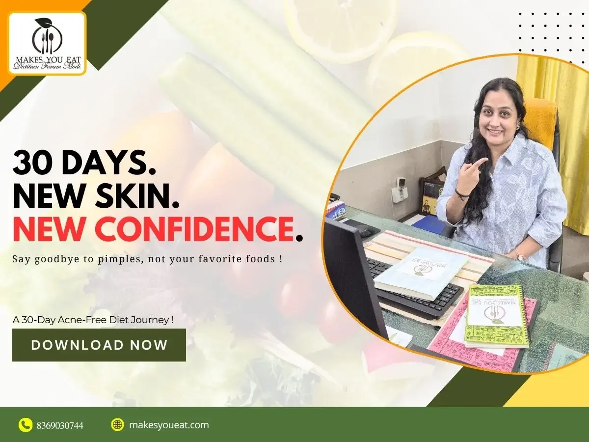 How 30 Days Acne Free Diet Plan for Clearer skin works
