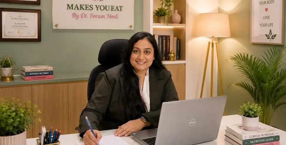 Indian dietitian in Singapore - Dt. Foram Modi