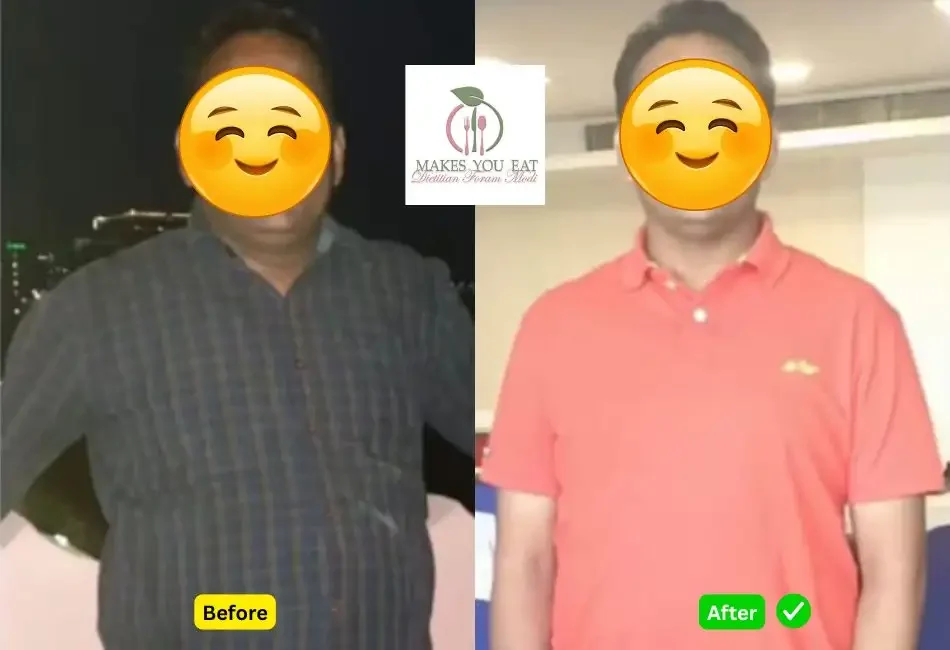 Lost 8Kg with Weight loss diet plan for men – Before after result in Ahmedabad Gujrat Lost 8Kg with Weight loss diet plan for men - Before after result in Ahmedabad Gujrat