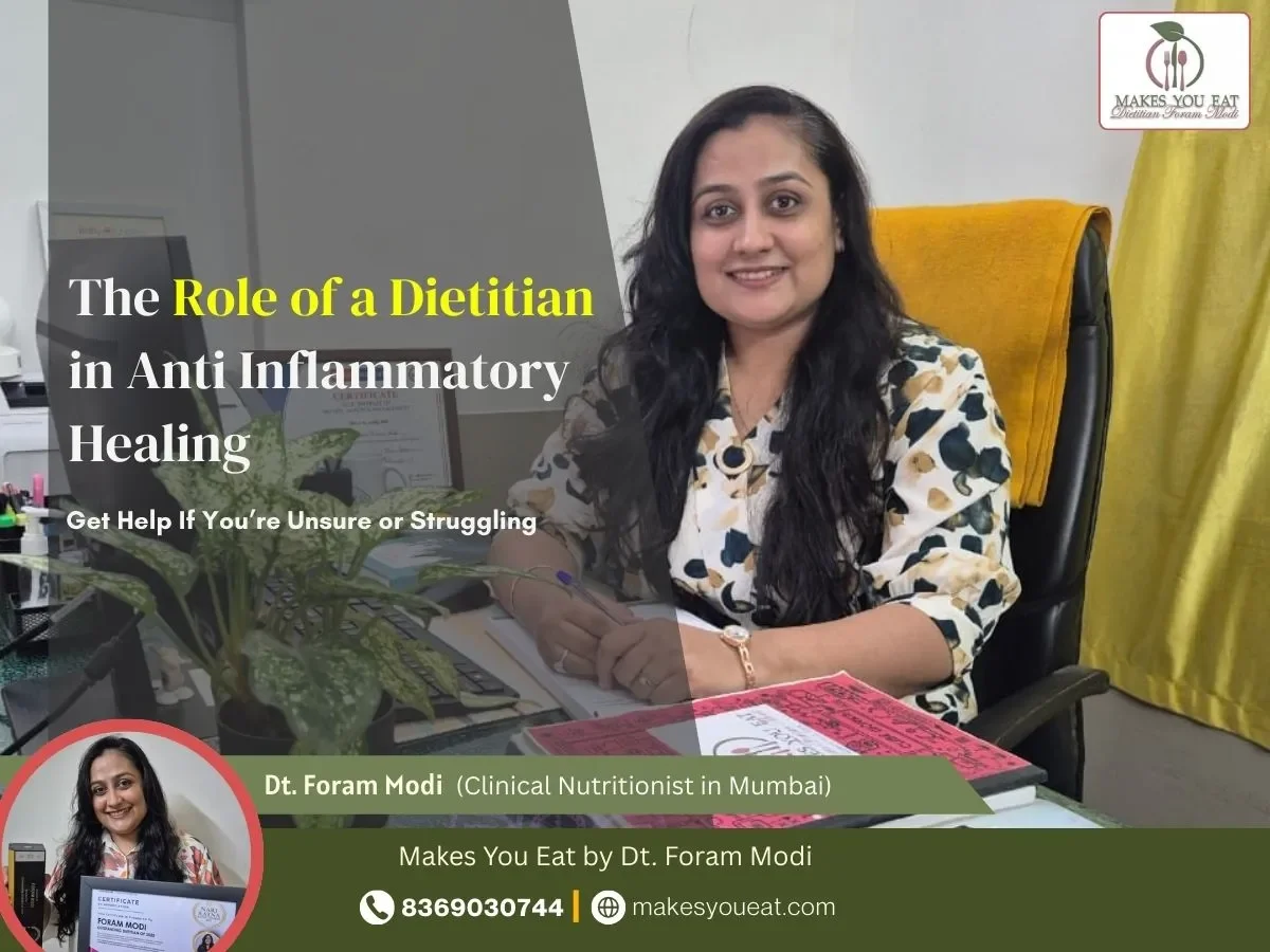 Role of dietitian in Anti inflammatory diet plan