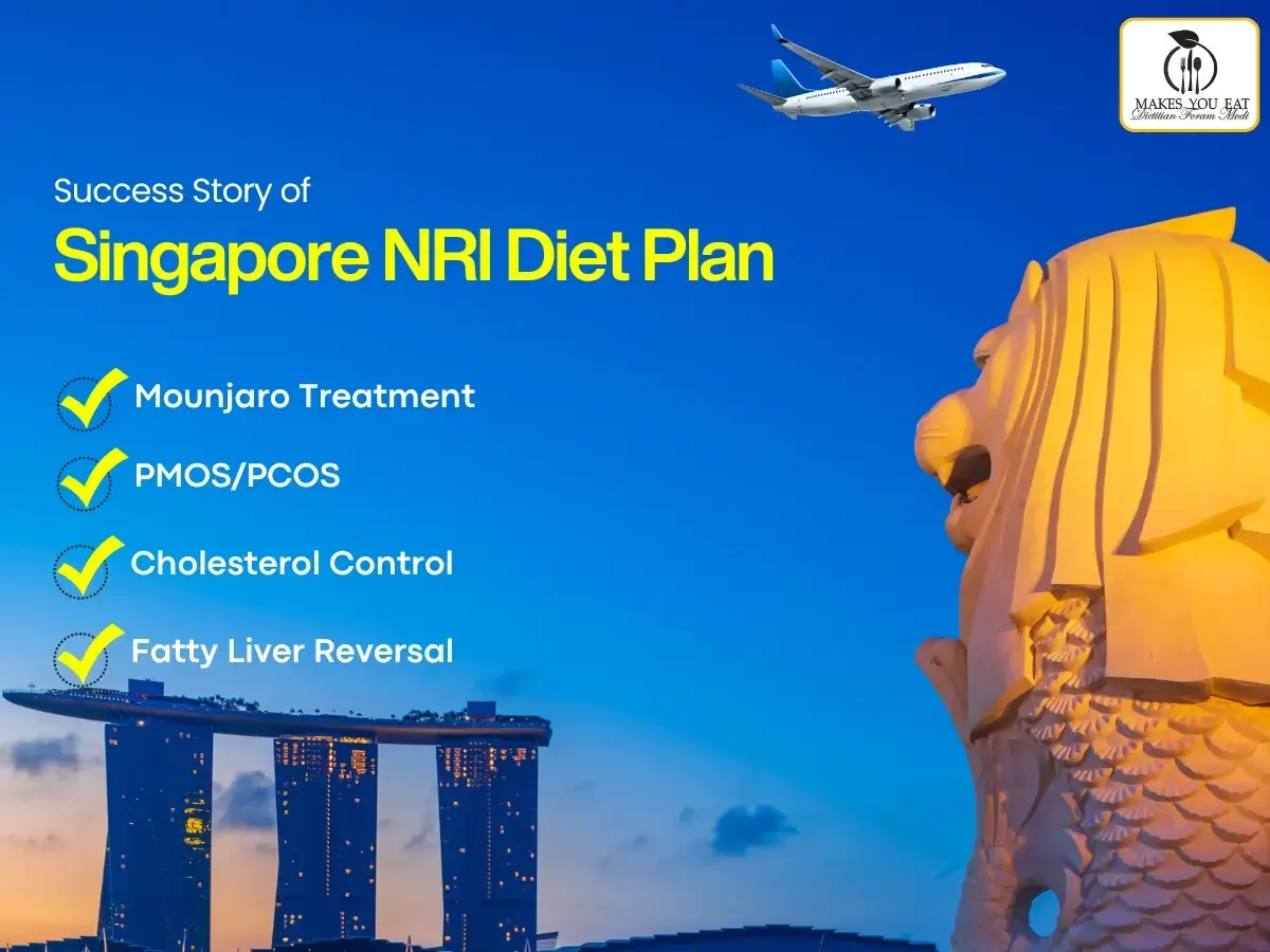 Singapore NRI Diet Plan Success Story of Dt. Foram Modi