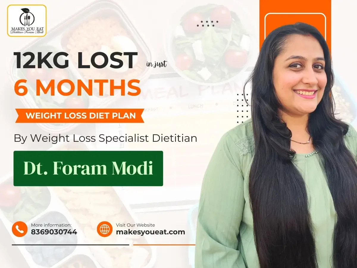 Weight Loss Diet Case Study in Mumbai by Dt. Foram Modi