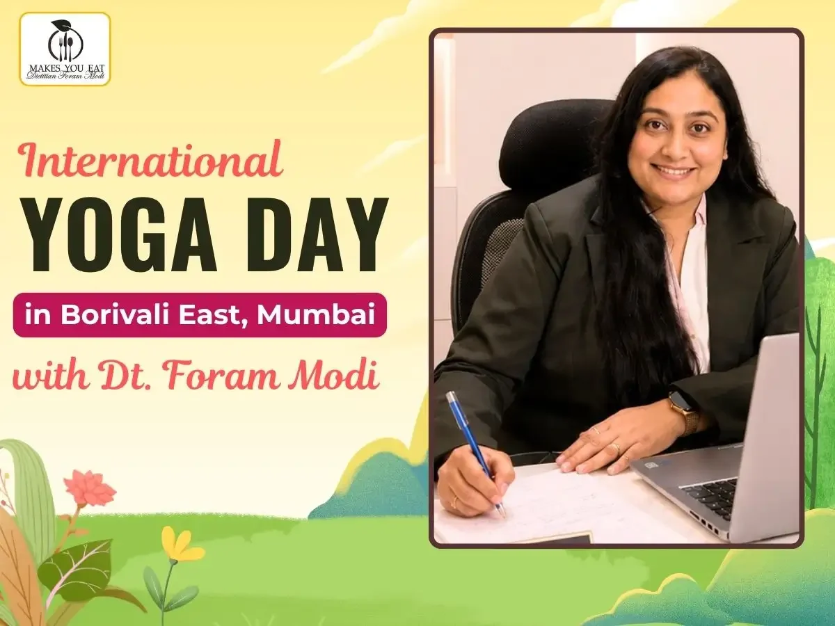 Yoga Day in Borivali East with Dietitian Foram Modi